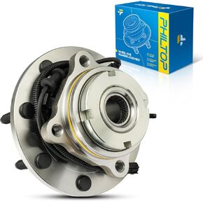 PHILTOP 515020 Front Wheel Hub Assembly Compatible with F-250 Super Duty 1999-2004, F-350 Super Duty 1999-2004, Excursion 2000-2002 8 Lugs W/ABS