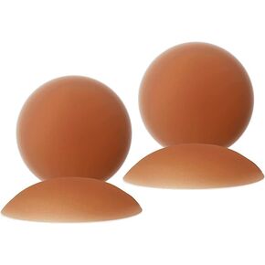 Nipple Covers -Seamless and Sheer Adhesive Silicone Nipple Pasties for Women Reusable, Sticky Breast Petals