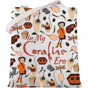 WSNANG Horror Cartoon Movie Gift Thriller Fantasy Cartoon Movie Tote Bag Fantasy Film Lover Gift Ghost Mother Merchandise