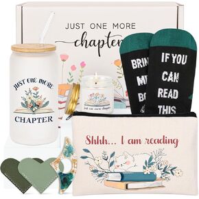 Book Lovers Gifts for Women, Bookish Gift for Readers, Bookworms, Librarians, Mothers Day, Birthday Christmas Gifts for Book Lovers Women Girl Friend (Orange)
