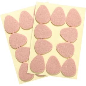 30PCS Metatarsal Felt Foot Pad Foot Metatarsal Pads for Women Men Adhesive Forefoot Pads Forefoot Cushion Pads Ball of Foot Cushion Pain Relief Forefoot Sole Support Foam Foot Cushion Pad