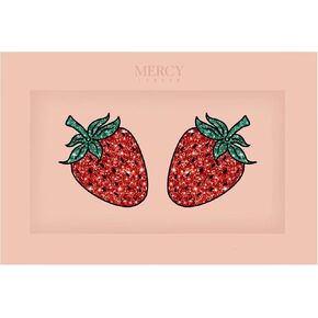Mercy London Strawberry Fasties Nipple تغطي ملصقات للنساء