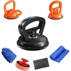 Dent Puller, 3 Pack Car Dent Puller Car Dent Removal Kit Suction Cup Dent Puller Dent Removal Tool and Dent Repair Kit Handle Lifter for Car Body, Glass, Screen, Carrying Objects with Smooth Surface