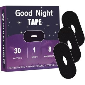 Purple Premium Tape 30 Pack with Hole Painless Removal, Gentle On Skin K4