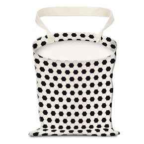 Car Trash Can, Hanging Garbage Bin for Men and Women, Cute Car Organizer and Storage Bag, Canvas Vehicle Trash Can Bag Easy-to-Install Cute Purple and White Floral