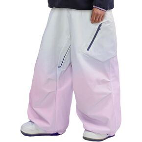 GSOU SNOW Womens Mens Snowboard Pants Baggy Cargo Ski Snow Pants Loose Fit Waterproof Windproof Insulated