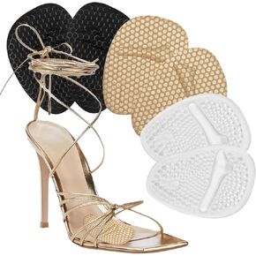3 Pair Ball of Feet Cushions for Women, Metatarsal Pads Women for High Heel Cushion Inserts Women Non - Slip, Foot Pads for Balls of Feet& Foot Cushions for Shoes