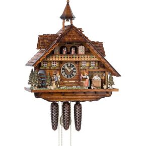 HONES Eight Day Three Weight Musical Clockmaker 21.5"