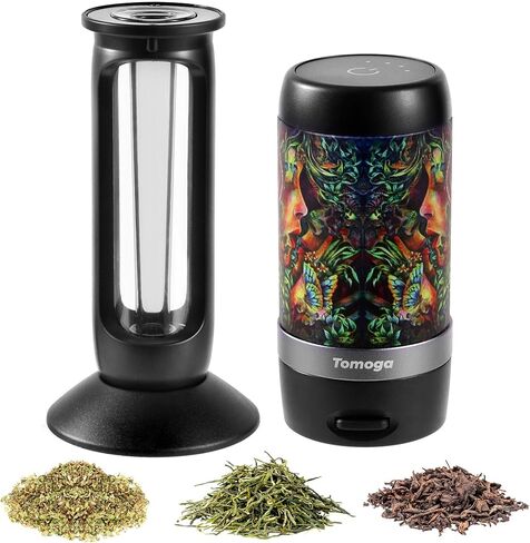 مطحنة توابل كهربائية اوتوماتيكية للاعشاب - مطحنة كهربائية ذكية ثنائية الاتجاه قابلة لاعادة الشحن مع خليط معدني من الالومنيوم مع اسنان حادة مطورة. in Kuwait