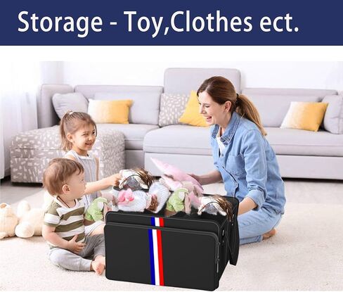 Homeve Trunk Organizer for Car, Waterproof Collapsible 3 Compartments Car Organizer, Foldable Storage for Car Accessories, Tools, Sundries for Women Men, Tote Bag (Black, Standard) in Saudi Arabia