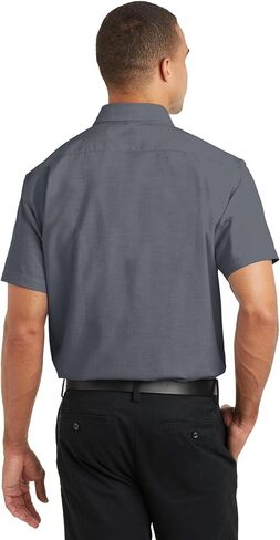 Port Authority Short Sleeve SuperPro Oxford Shirt. S659 in Kuwait