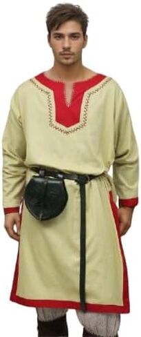 Men's Renaissance Costume | Viking Outfit for Men -Authentic Period Style, Perfect for Festivals, LARP, and Cosplay in Saudi Arabia