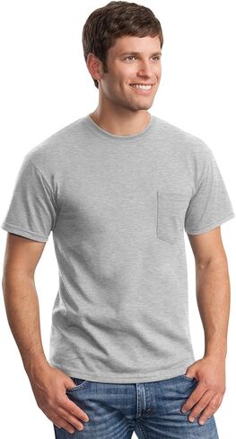 Gildan Ultra Cotton 6 oz. Long-Sleeve Pocket T-Shirt (G241) WHITE in Kuwait