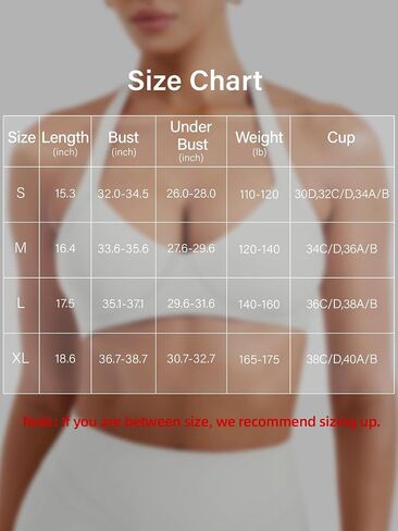 YEOREO Women Halter Sports Bra Light Support V Neck Padded Strappy Open Back Workout Gym Tops in Saudi Arabia
