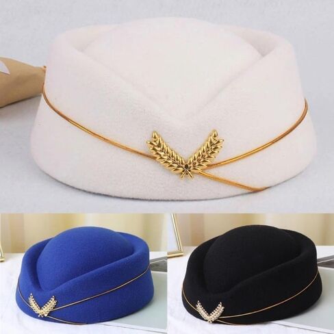Homesogood Air Hostesses Hat Costume Props Party Hats Assume Association Associor in Kuwait