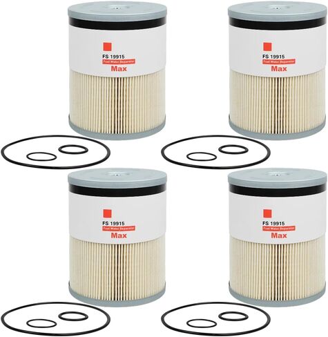 FS19915 مرشح فاصل مياه الوقود متوافق مع ISX15 DD13 DD15 DD16 Detroit Diesel Engine Freightliner 108SD 114SD 122SD استبدال A4720921205 A0000903651 P551011 PF9804 33655 L9915F (مجموعة من 6) in Kuwait