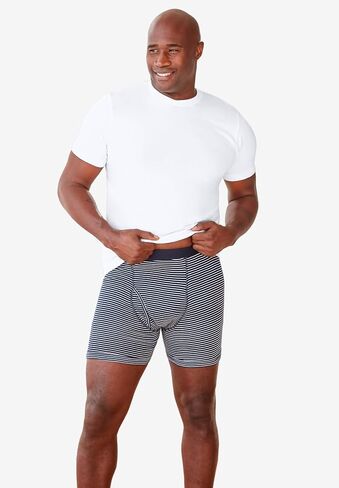 KingSize Men's Big & Tall Cotton Crewneck Undershirt 3-Pack in Saudi Arabia