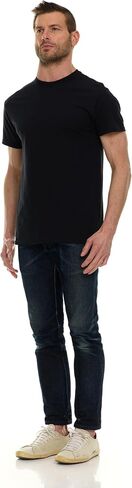 BILLIONHATS 6 Pack Men's Solid Colors Cotton T-Shirts Short Sleeve Lightweight Tees, Bulk in Saudi Arabia