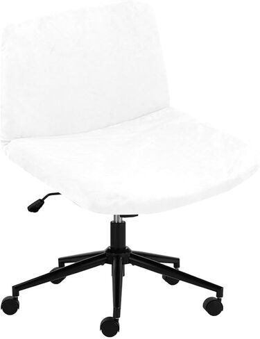 كرسي Criss Cross Desk Cover Cover Velvet Armless Cairs Cover Cross Cross Legged Office Chairs Slipcovers Midd in Kuwait
