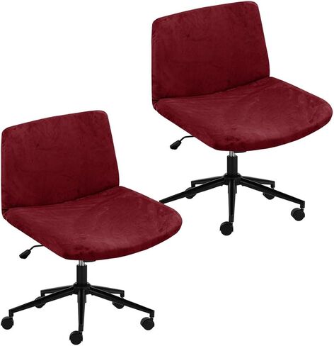 كرسي Criss Cross Desk Cover Cover Velvet Armless Cairs Cover Cross Cross Legged Office Chairs Slipcovers Midd in Kuwait