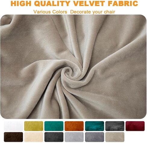 Criss Cross Desk Chair Cover Velvet Armless Office Chair Covers Cross Legged Office Chair Slipcovers Modern Mid Back Accent Chair Cover Vanity Swivel Chair Protector White 1 Pack in Kuwait