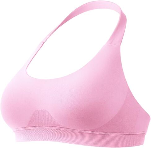 YEOREO SoftHue Women Halter Sports Bra Workout Seamless Padded Basic Bra Open Back Yoga Gym Crop Top in Kuwait