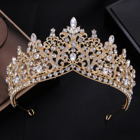 Kamirola Tiaras و Crowns for Women ، قلادة Tiaras ذات 3 عبوات ، مجموعة مجوهرات الزفاف الكريستالية ، حزب الأزياء Halloween Prom Jewelry for Women (TR46) in Kuwait