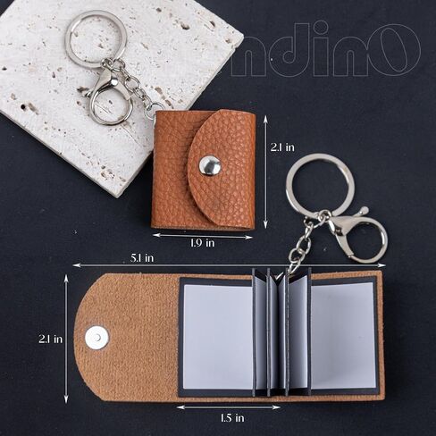 Framendino, Black Mini Photo Keychain Picture Keychains Personalized Album DIY Small Keyring for Family in Saudi Arabia
