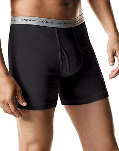 2349B4-Hanes Men's Tagless 2XL Boxer Briefs with Comfort Flex Waistband 4-Pack in Saudi Arabia