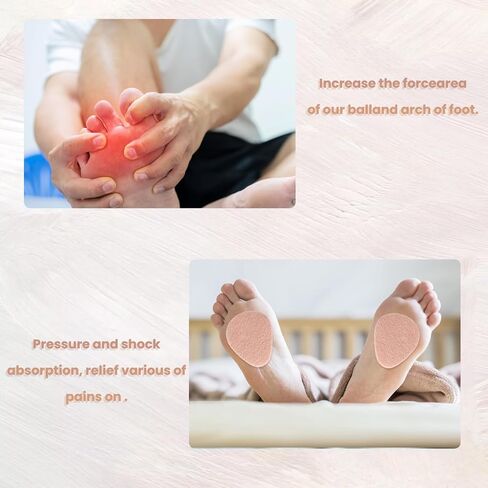 30PCS Metatarsal Felt Foot Pad Foot Metatarsal Pads for Women Men Adhesive Forefoot Pads Forefoot Cushion Pads Ball of Foot Cushion Pain Relief Forefoot Sole Support Foam Foot Cushion Pad in Saudi Arabia