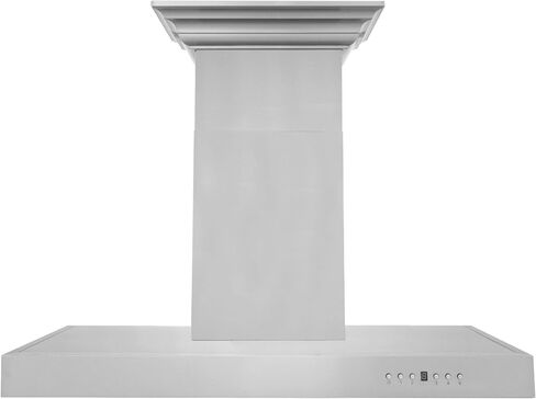 ZLINE 30" Convertible Vent Wall Mount Range Hood in Stainless Steel with Crown Molding (KECRN-30) in Saudi Arabia