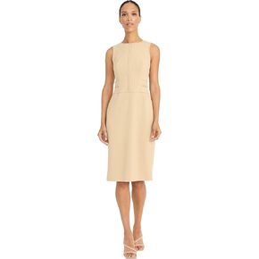Maggy London Women's Sleeveless Sheath Architectural Seaming-Professional Wear-Business Casual Dress