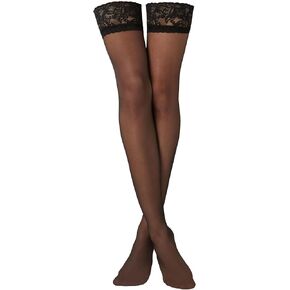 Woman's 20 Denier Sheer Thigh-Highs