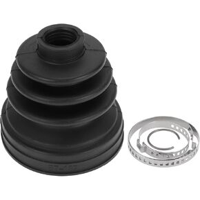 1 Set CV Joint Boot Kit for Mini Cooper 2002-2008 Inner Constant Velocity Joint Boot W/Clamps No.31600002881 Black Rubber