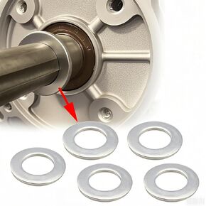 5pcs Clutch Spacer Shim Washer 3/4 inch Shaft for 30 Series Torque Converter Predator 212cc Coleman CT200U BT200X KT196 196cc GX160 6.5hp 208cc Engine Mini Bike Go Kart