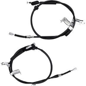 2Pcs Parking Brake Cable Rear Left and Right fits Civic 1992-2000, Acura Integra 1994-1999 Replaces C94405, C94420, 47560-S04-932, 47510-SR4-933