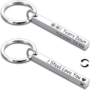 11 Year Anniversary Day Gifts for Men Women 11th Wedding Anniversary Steel Gifts for Him Couple Boyfriend Girlfriend Birthday Engagement Wedding Gift for Husband Wife Valentines Gift for Him Christmas
