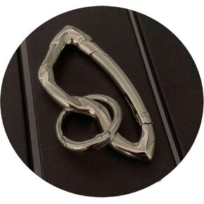 y2k star carabiner cool silver carabiner keychain بيان chunky karibiner كيس محفظة