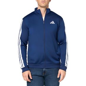 Adidas Men 3 Stripes Tricot Track Top ، Blue Dark