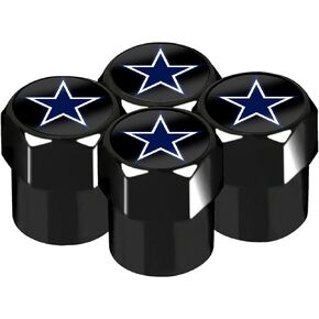 Designed for cowboys tire valve stem caps,4 Pack Car Tire Air Caps Cover-fit cowboys car accessories with Aluminum alloy valve stem caps for Car Truck SUV Motorcycle Bike. (for grey nz)
