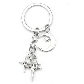 سلسلة Star Keychain و Silver Star Keychain للنساء وهدايا Y2K لصديقات صديقها Bestie in Saudi Arabia
