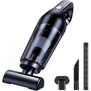 Car Vacuum Handheld Cordless 12000PA Strong Suction Handheld Vacuum Cleaner Rechargeable with Multi-Brush Washable Filter for Home Office, Car, Pets