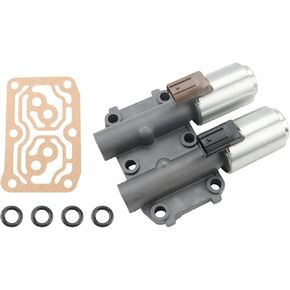 Transmission Dual Linear Shift Solenoid Valve Compatible with Honda Accord 2003-2007 CR-V 2002-2011 Element 2003-2008 Acura RSX 2002-2006 Acura TSX 2004-2008 Replacement for 28260-PRP-014