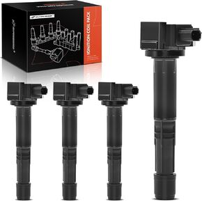 A-Premium 4PCS Ignition Coil Packs Compatible with Honda & Acura Vehicles - L4 2.4L - Accord 2013-2017, CR-V 2015-2019, ILX 2016-2021, TLX 2015-2020