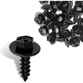 10PCS Bumper Cover Splash Shield Mud Guard Screw Bolt, Car Screws Kit, 90159-60498 Mud Flap Screws, Wheel Well Liner Screws Replacement for Scion XD Celia Camry ES300h IS350