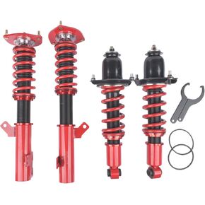 GELUOXI Height Adjustable Coilover Suspension Shock Absorber Lowering Kit Replacement for 2003-2008 Toyota Corolla Matrix Coilovers Springs Struts