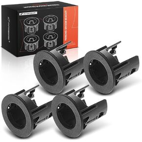 A-Premium 4-PC Rear Inner and Outer Parking Assist Sensor Retainer Bezels Compatible with Select Ford Models - F-250 F-350 F-450 F-550 Super Duty 2015-2016, Replace# FC3Z15K861AD, FC3Z15K861AC