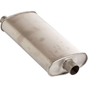 Walker Head-Flow SS 22799 Direct Fit Direct Muffler 2.25 "Inlet (ID) 2" Outlet (ID) لجيب شيروكي
