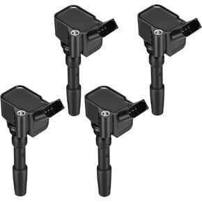 4-Pack 06J905110G Ignition Coils Compatible with Audi A3/A4/A5/A6/A7/A8/Q5/Q7/Q8/TT, Compatible with Volkswagen GTI/R/SportWagen/Alltrack/Golf Mk7/Mk8,- Replaces for UF716,UF752,UF765,UF793,UF797