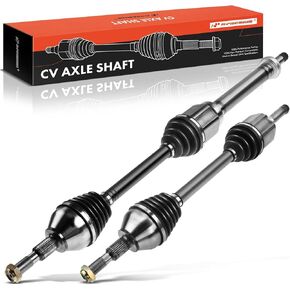A-Premium Pair (2) Front CV Axle Shaft Assembly Compatible with Ford Edge 2015-2018 2.0L Turbocharged FWD, Driver and Passenger Side, Replace# F2G33B437AC